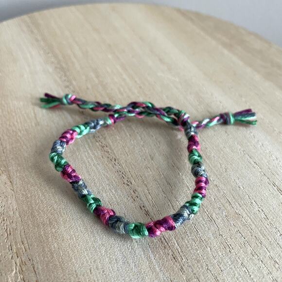 Mavi Bracelet anklet trendy comfortable tie embroidery thread woven gift - Picture 1 of 1